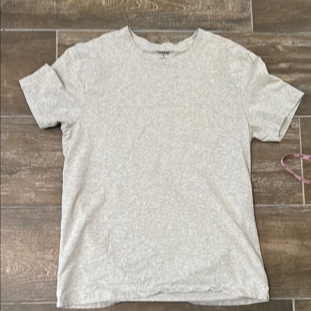 Express Light Gray Short Sleeve Tee